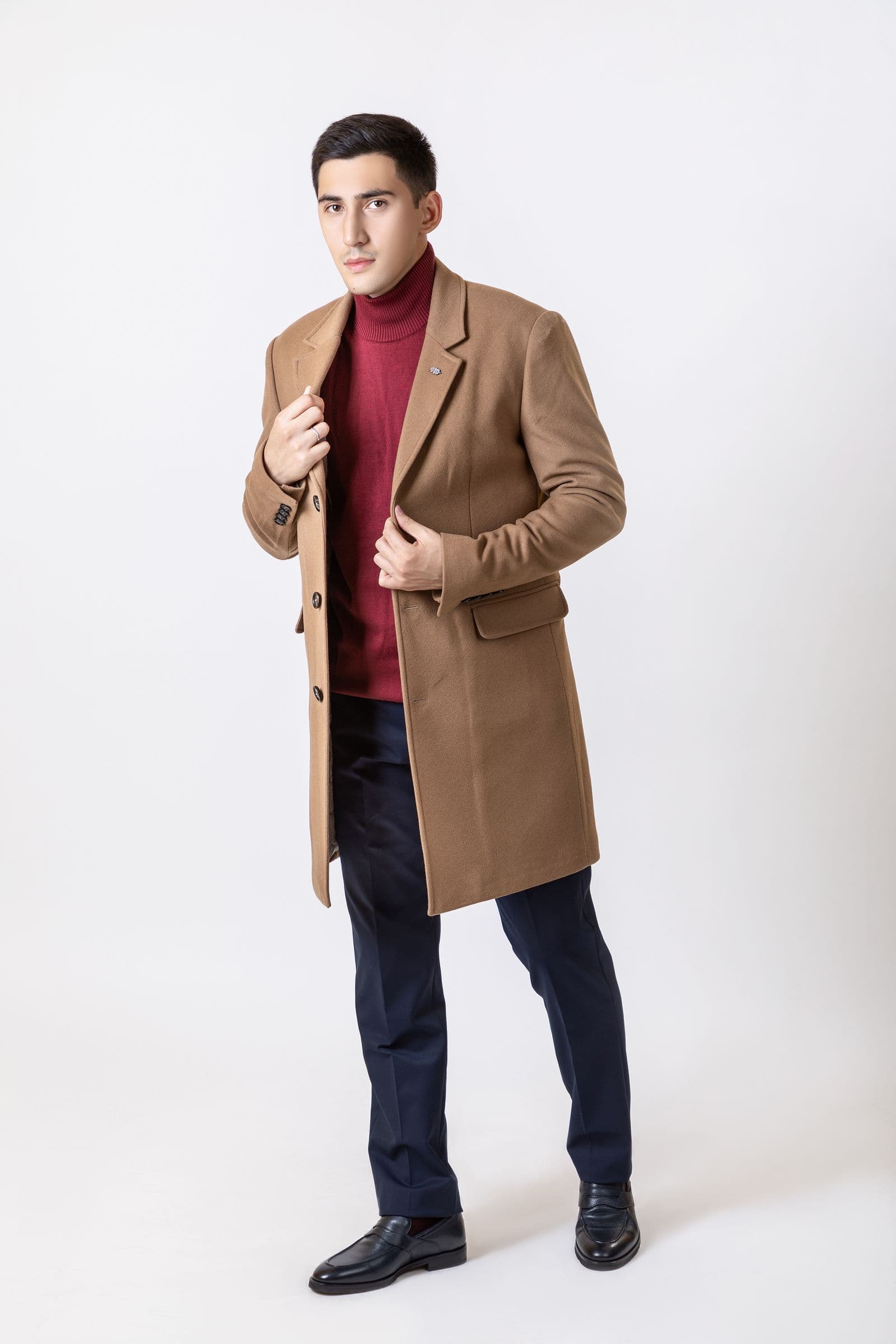 Outerwear, shown on a model or on its own